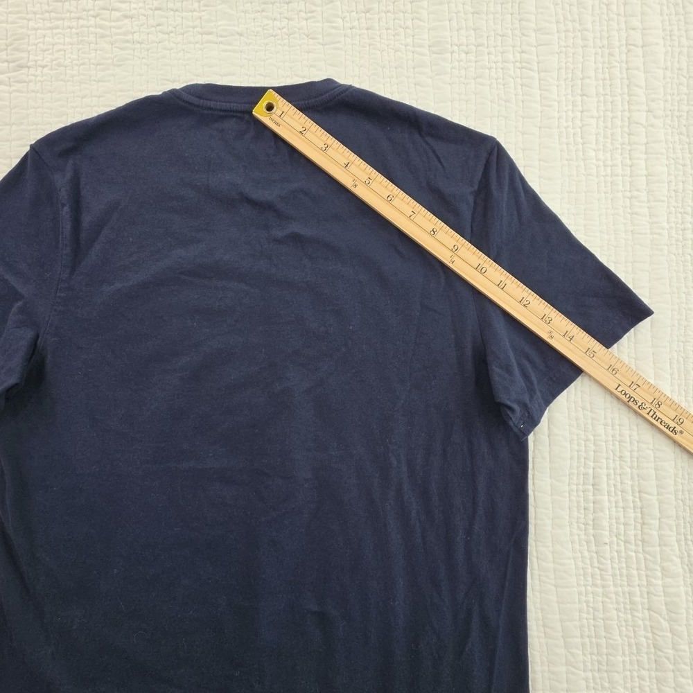 Everlane The Uniform Essential Organic Crew Tee M Navy Blue Organic Cotton NWOT - Picture 10 of 13